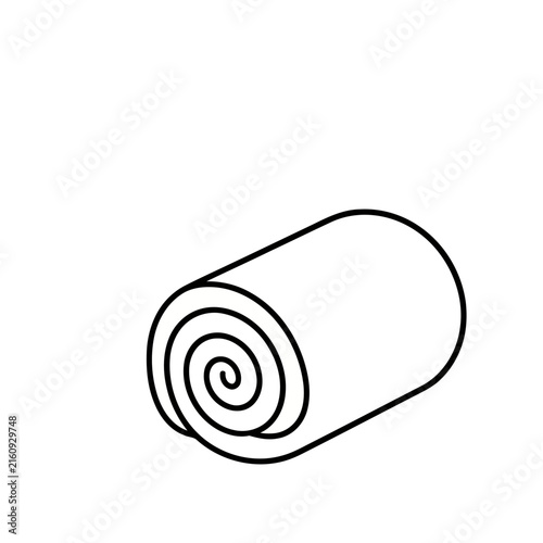 Rolled towel icon