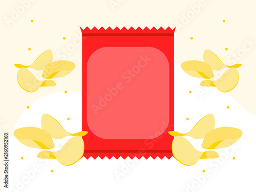 Crispy Crunch Concept IllustrationVector Style
