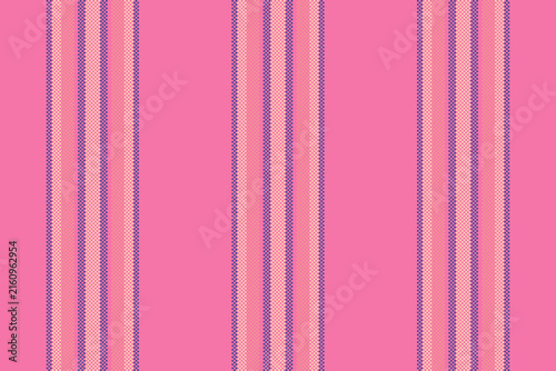 A seamless stripe artwork with alternating stripe widths creates a neat fabric impression. Pink and light shades give the seamless surface stylish background appeal and a polished decorative finish.