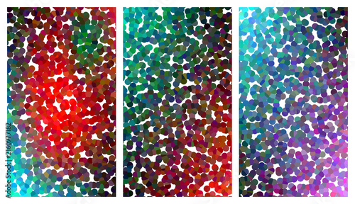 Foto Abstract pointillist dot pattern gradient texture background templates