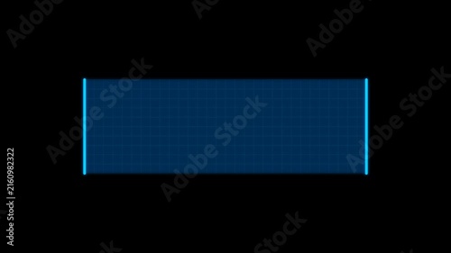 Minimal Blue HUD Glowing Vertical Lines UI Animation Overlay Loop