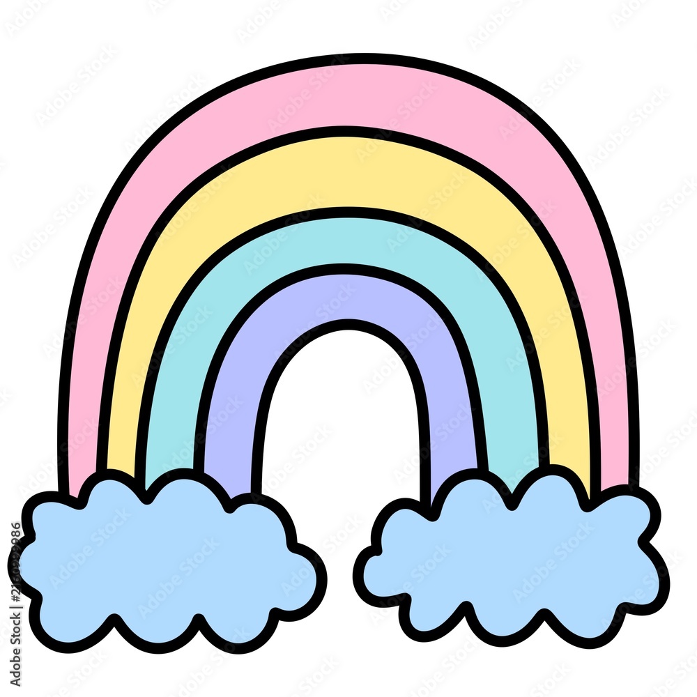 Fototapeta premium The cutest rainbow in the world 