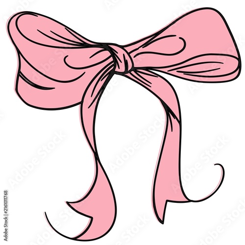 bow and ribbon Pink