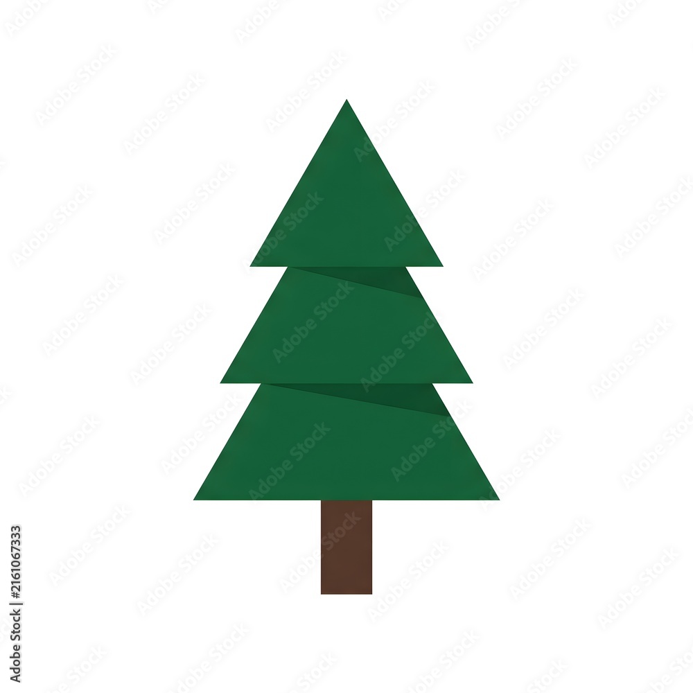 Fototapeta premium green christmas tree