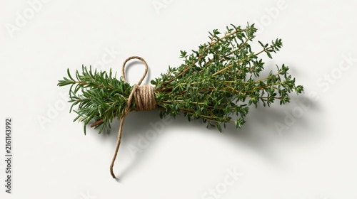 Bundle of rosemary and thyme