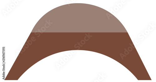 vector illustration of chocolate cake