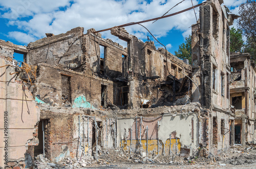 Psychoneurological Hospital N14 destroyed by russian ballistic missile