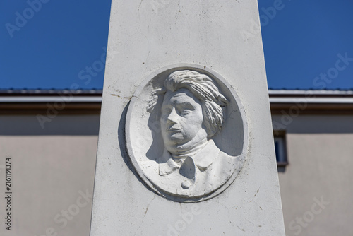 Foto Monument to polish poet Adam Mickiewicz, founded on occasion of centenary of his