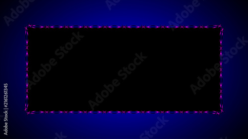Futuristic Cyberpunk Gaming Screen Interface Panel with Lime Glow