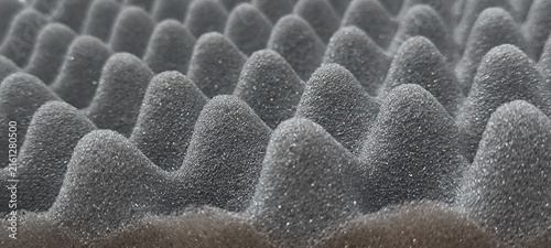 Konstfotografi Materials that absorb sound waves instead of blocking them.