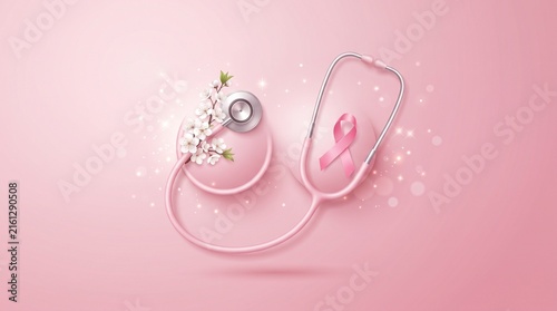Elegant wireless headphones in soft pink against a gradient background