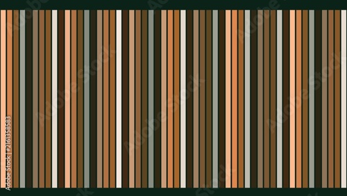 Foto Modern architectural wooden slats in parallel rows for interior design and priva