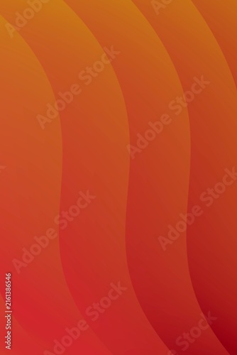 Obraz na plátně A rich crimson background features a soft orange flowing wave, evoking warmth, energy, movement, and modern sophistication