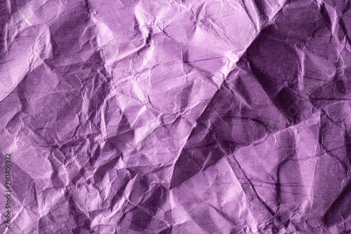 Purple Crumpled Origami Paper with Traditional Japanese Pattern