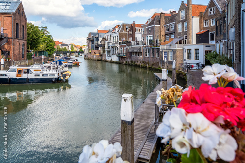 This picturesque waterway is an extension of the Voorstraathaven and is located in the heart of the historic city center of Dordrecht.