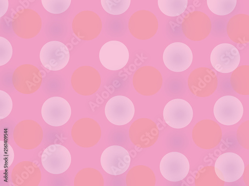 pink polka dots background