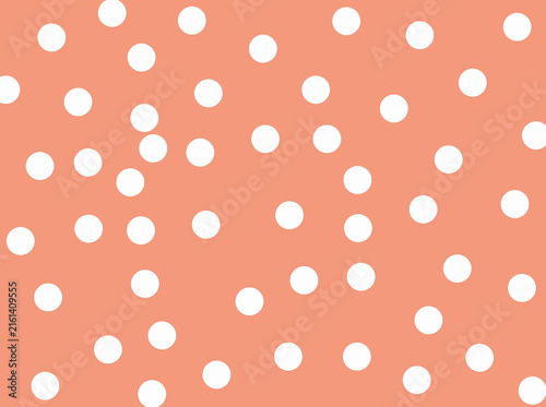 red polka dots pattern