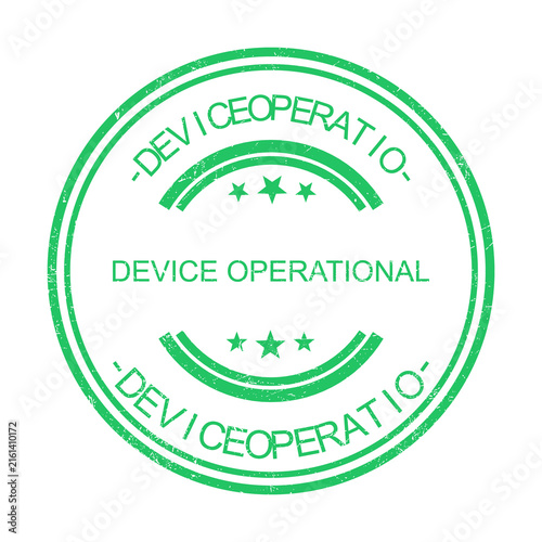 Green circular badge with devcooperative text and stars for official company branding