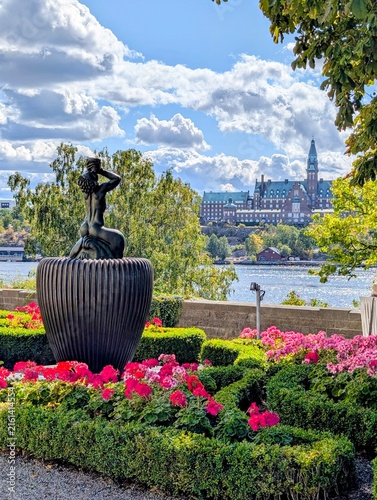 Park in Djurgarden Stockholm Sweden