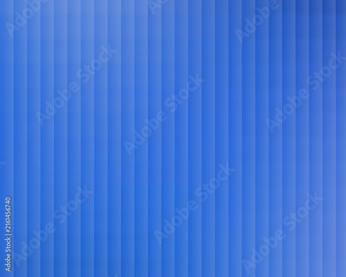 Abstract royal blue vertical stripes background with smooth light blue gradient texture vector illustration