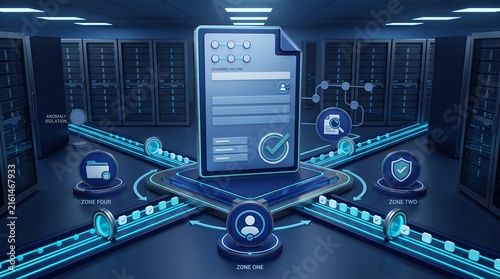 Data security system with governed record and anomaly isolation