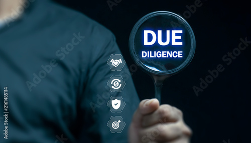Fotografie Due Diligence and Business Risk Assessment Concept
