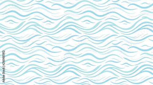 Gentle blue watercolor wave design perfect for backgrounds textiles and artistic creations