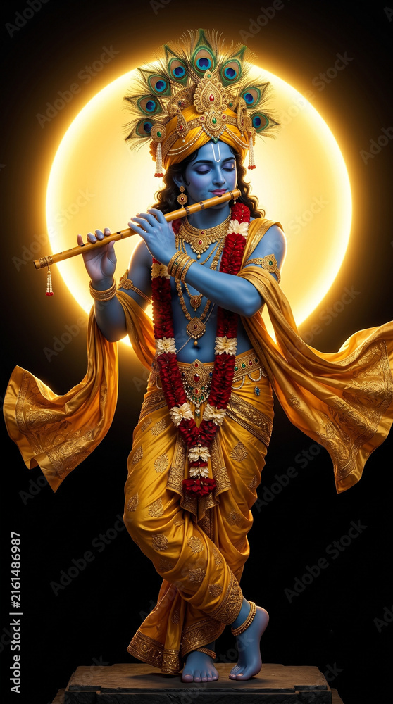 Fototapeta premium Shree Krishna | Dahihandi | shri krishna | Janmashtami