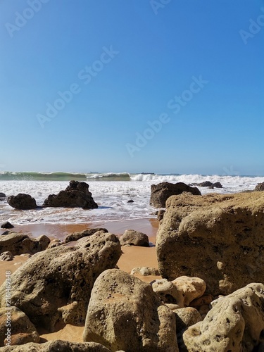 Photography rocks on the beach