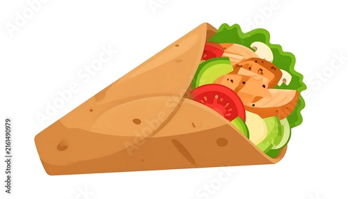 Freshly baked bread with green leafy garnish.
