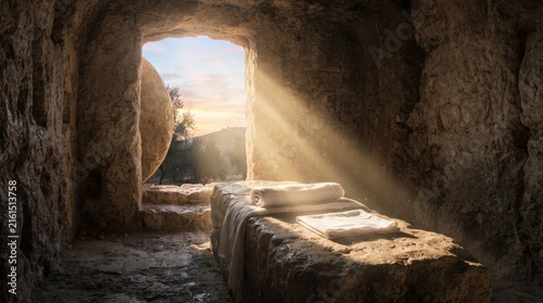 Sunlight streaming through an open wooden door