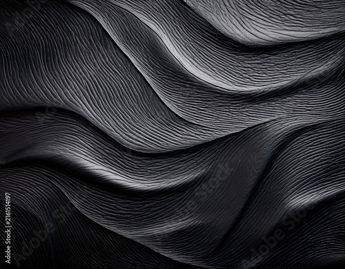 close up of dark gray or black textured surface