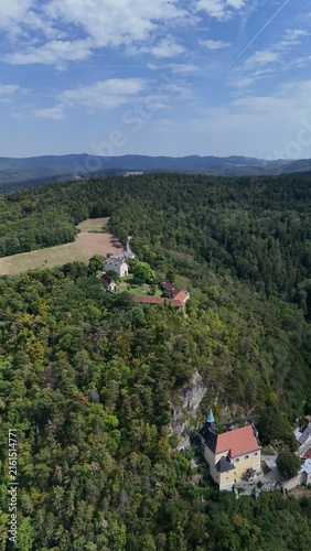Bergkirche und Burgberg, Burg Pitten in der Buckligen Welt, Niederösterreich 