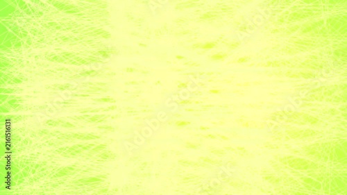 Abstract dynamic background with interconnected yellow lines on a vibrant lime green backdrop