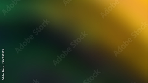 Abstract gradient background with dark green and yellow soft blur for design projects