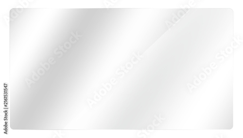 Glossy reflective panel screen monitor cutout on transparent backgrounds illustration png