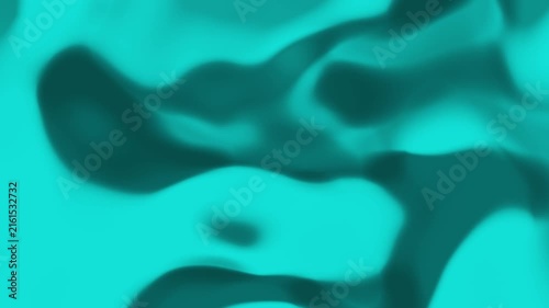 Teal And Turquoise Fluid Abstract Background With Gentle Liquid Ripples