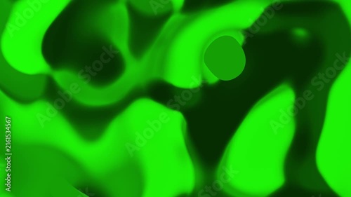 Vibrant Emerald Green Abstract Fluid Motion Background For Digital Media
