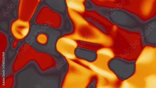 Warm Amber Abstract Liquid Swirl Background Animation For Dynamic Projects