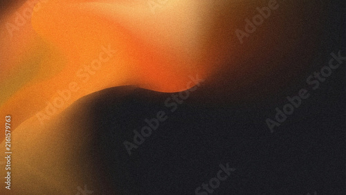 Canvastavla Warm golden gradient with organic wave pattern and grainy texture provides elegant soft focus backdrop for luxury brand marketing