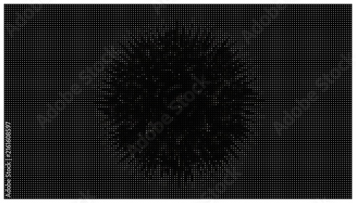 Dark dotted circular burst effect for backgrounds.