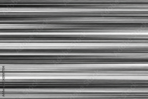 Abstract motion blur background with horizontal grey and black lines
