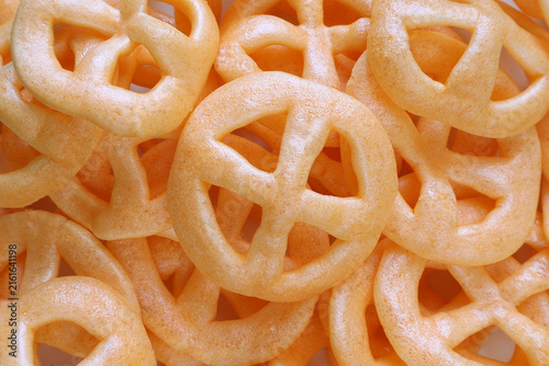 Fotografie chicharrín snack botana frita close-up comida