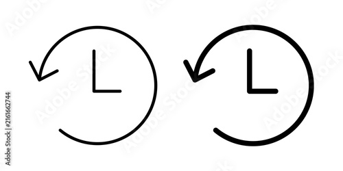 Фотография History icon vector pictograms group