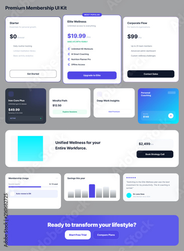 Creator Monetization and Community Engagement UI Dashboard Template