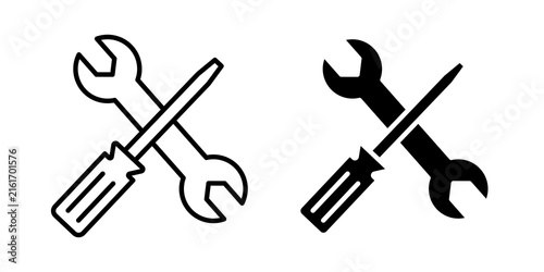 Repair icon flat clipart series