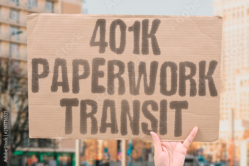 Obraz na płótnie "401k Paperwork Transit" Rollover documents lost in mail