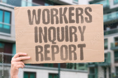 Foto "Workers Inquiry Report" Modern slavery investigation released findings