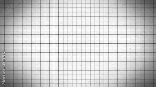 Vintage black grid lines on white paper