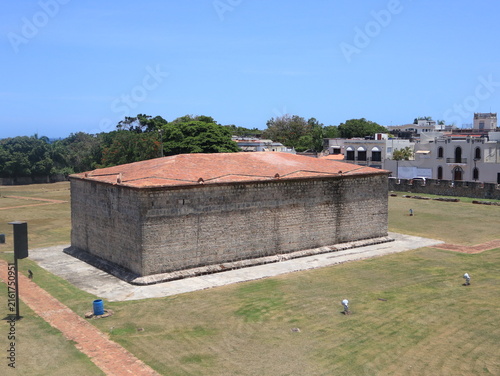 Obraz na plátně Historic Ozama Fortress in Santo Domingo Dominican Republic